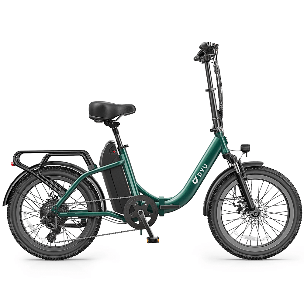 DYU C9 250W Fat Tire Folding Electric Bike - The Wright Bikes